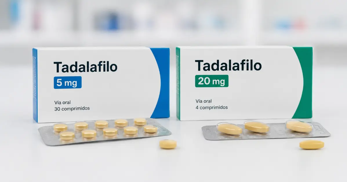 Diferencias entre Tadalafilo 5 mg y 20 mg