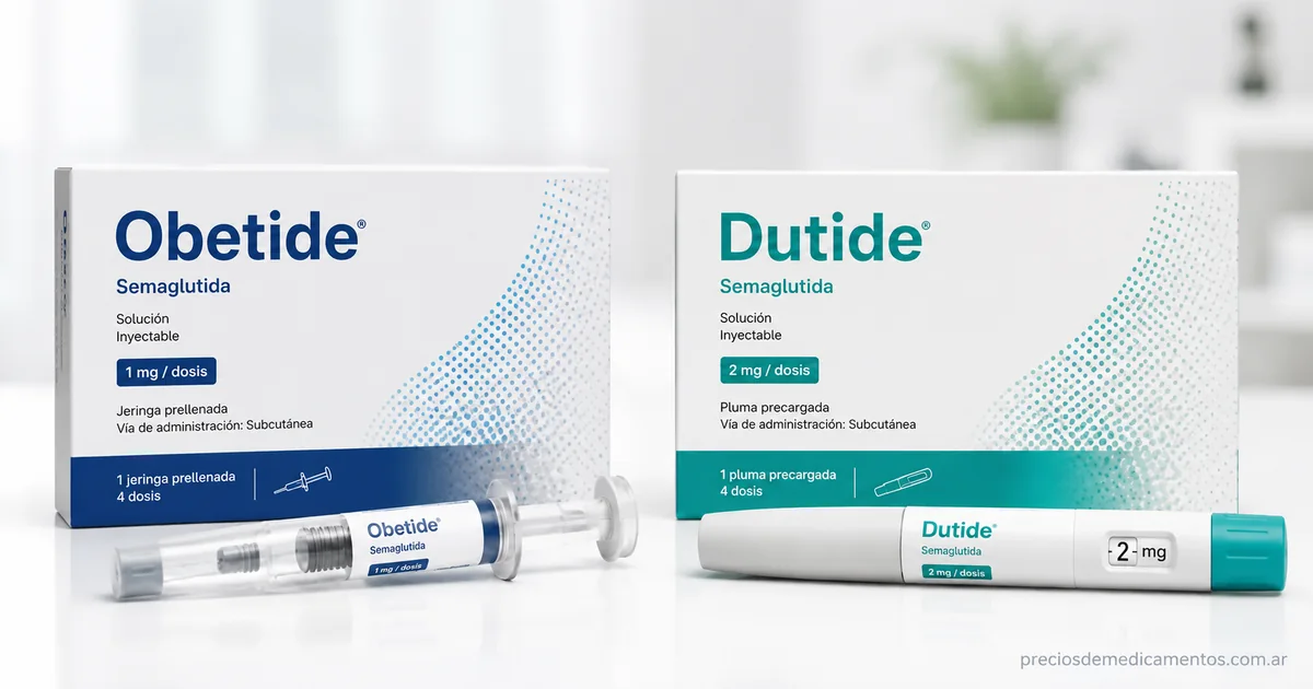 Obetide, Dutide y semaglutida