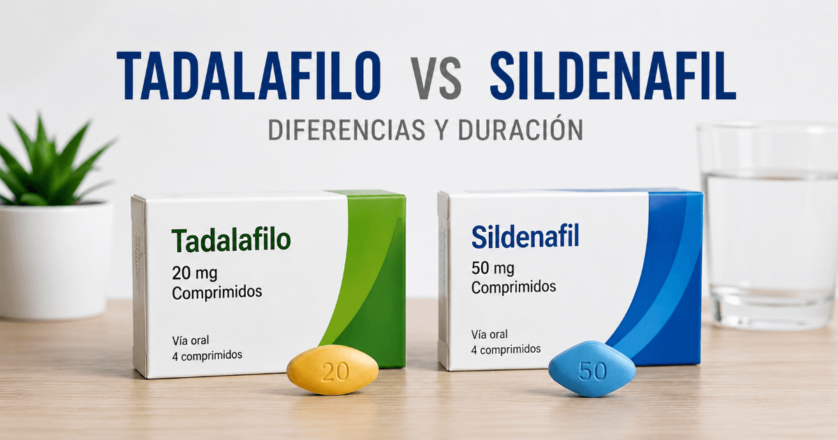 Tadalafilo vs Sildenafil