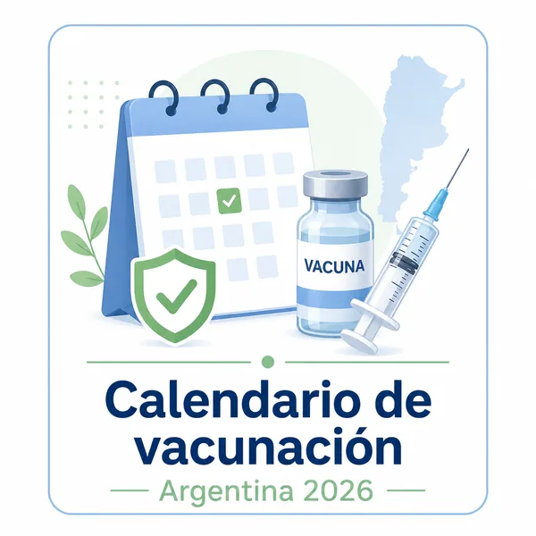 Calendario de vacunación en Argentina 2026 por edad
